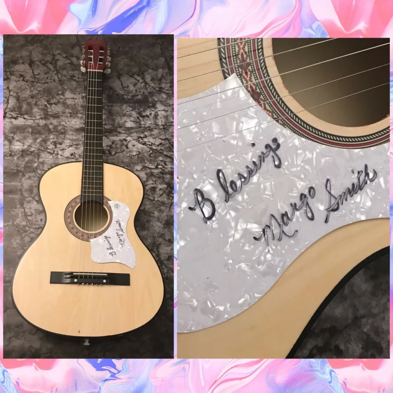 GFA Take My Breath Away MARGO SMITH Signed Acoustic Guitar M2 COA