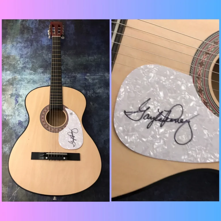 GFA I Want a Hippo for Christmas GAYLA PEEVEY Signed Acoustic Guitar G2 COA