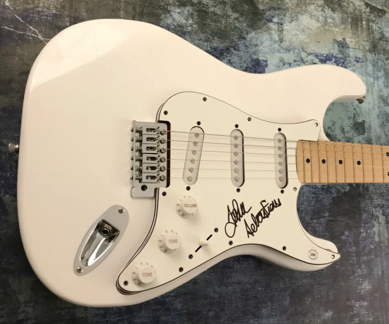 GFA The Lovin' Spoonful JOHN SEBASTIAN Signed Electric Guitar PROOF AD2 COA