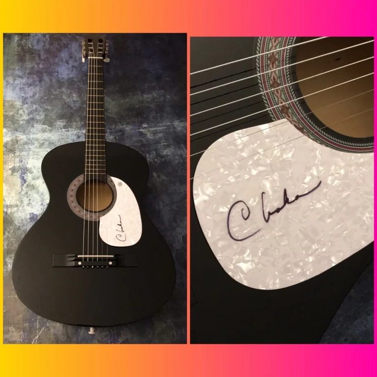 GFA I Feel For You Star CHAKA CHAN Signed Acoustic Guitar C1 COA