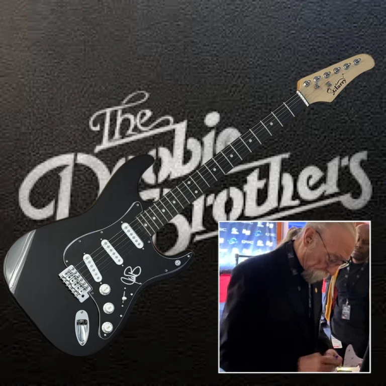 GFA Doobie Brothers Chitarrista Jeff Puzzola Baxter Firmata Elettrico Chitarra