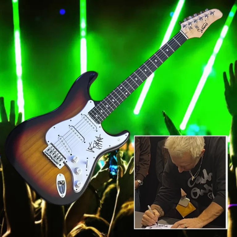 GFA Green Day Bassista MIKE DIRNT Chitarra Elettrica Autografata Proof COA