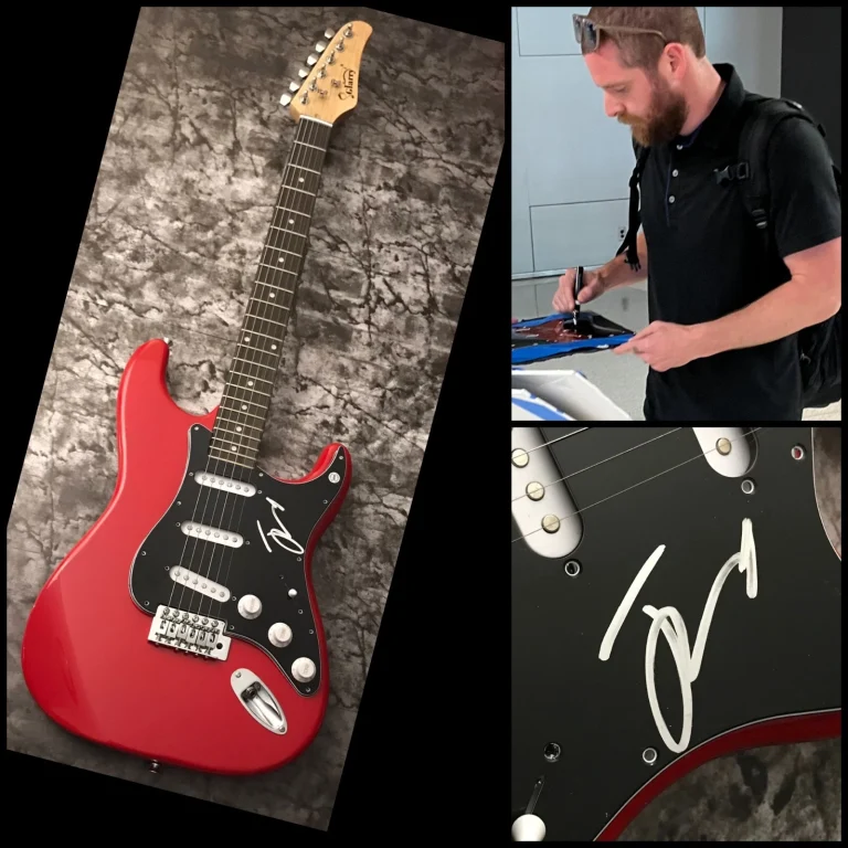 GFA Manchester Orchestra Band * ANDY HULL * Chitarra Elettrica Firmata PROVA COA