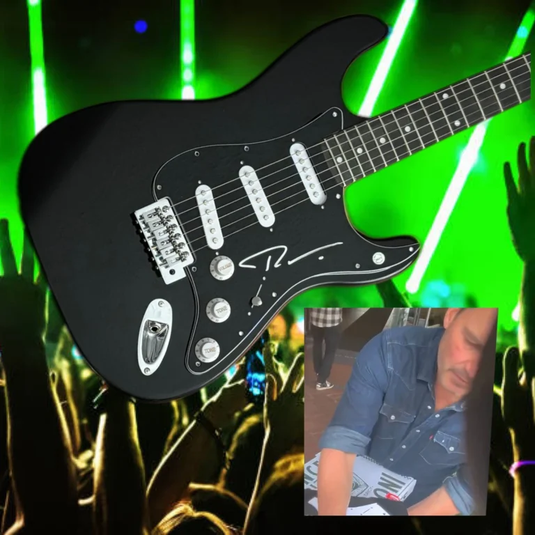 GFA Nickelback Rock Star Chitarra Elettrica Firmata RYAN PEAKE