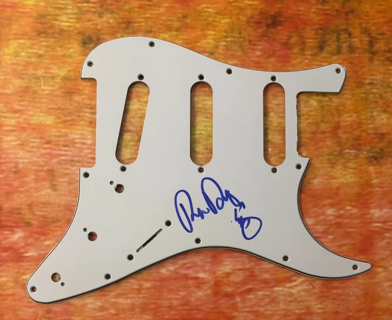 Graph Factory Authentics GFA Blues Electric Pickguard Firmata PROOF COA