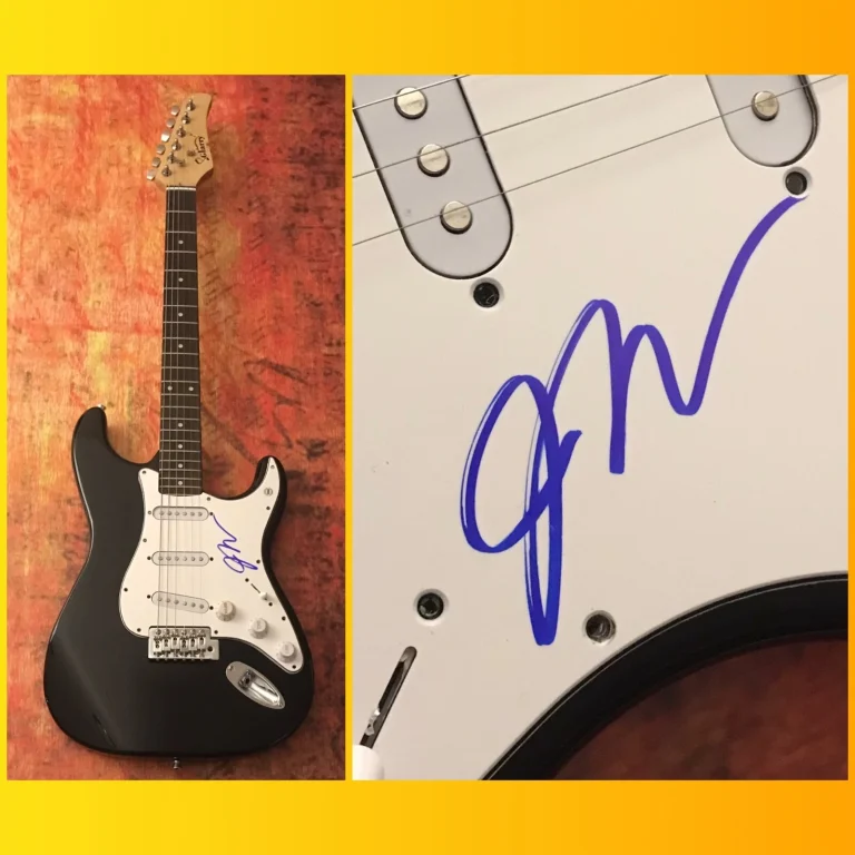 GFA Portugal The Man Star * JOHN GOURLEY * Chitarra Elettrica Firmata COA