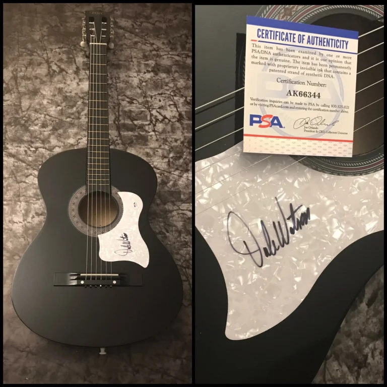PSA Ameripolitan Star * Dale Watson * Chitarra Acustica Firmata COA