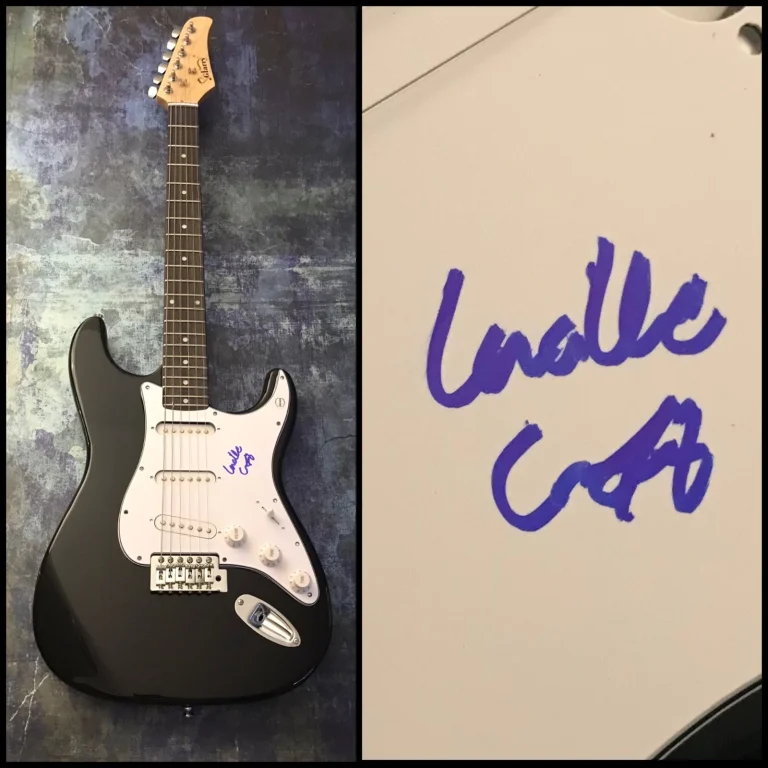 GFA Seduce/Destroy Controllo Stella Lucille Croft Signed Elettrico Chitarra COA
