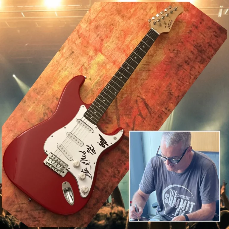 GFA Milo Aukerman X4 Band * I DESCENDENTS * Chitarra Elettrica Firmata PROVA COA