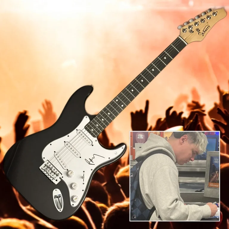GFA Knocked Loose Rock Star Bryan Garris Firmato Elettrico Chitarra Prova COA