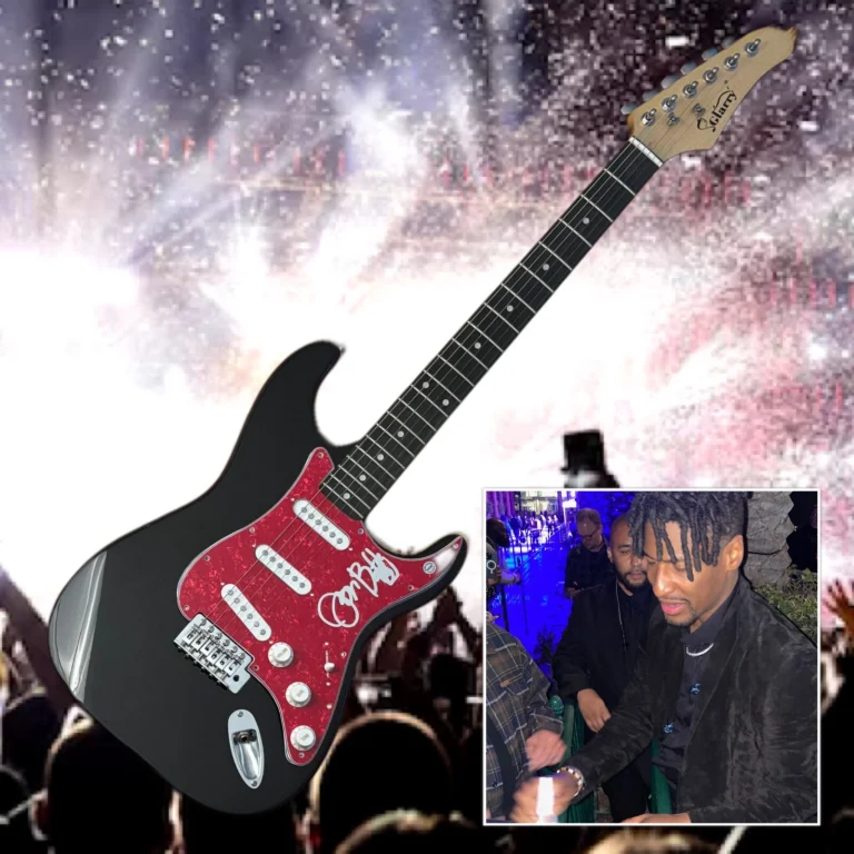 GFA We Are Freedom Star * JON BATISTE * Chitarra Elettrica Firmata PROVA COA