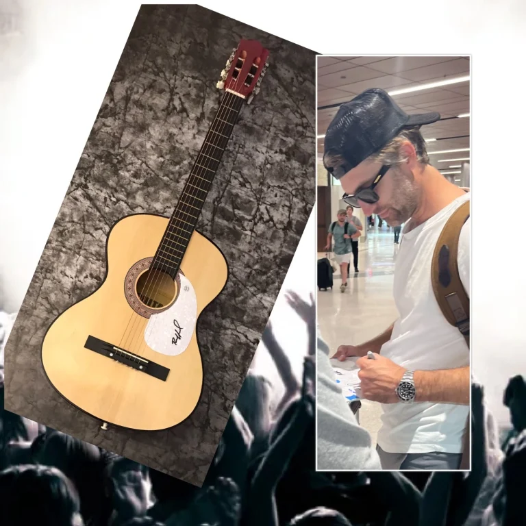 GFA Pelago Inseguendo Te * RYAN HURD * Chitarra Acustica Firmata PROVA R3 COA