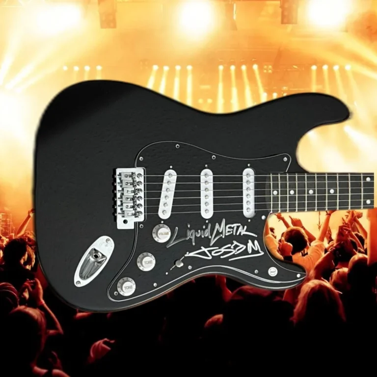 GFA Liquid Metal & Octane Host * JOSE MANGIN * Chitarra Elettrica Firmata COA