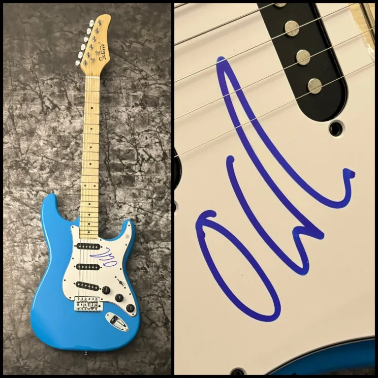 GFA La Chitarra Elettrica Firmata Di OLA ENGLUND Con COA