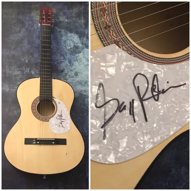 Chitarrista GFA Journey & Santana * GREGG ROLIE * Chitarra Acustica Firmata COA
