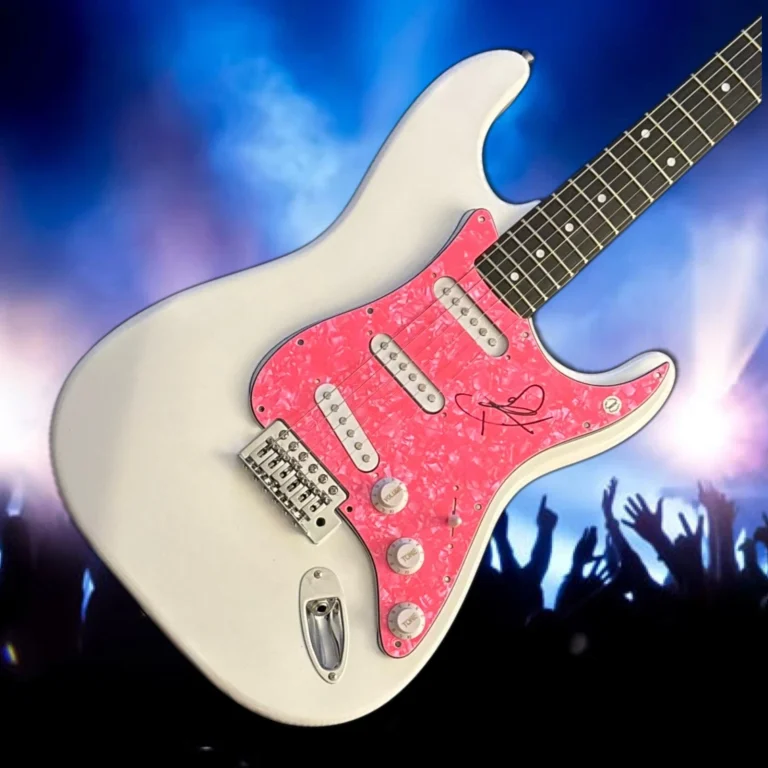 MICHAEL FITZPATRICK * Chitarra Elettrica Firmata COA Graph Factory Authentics