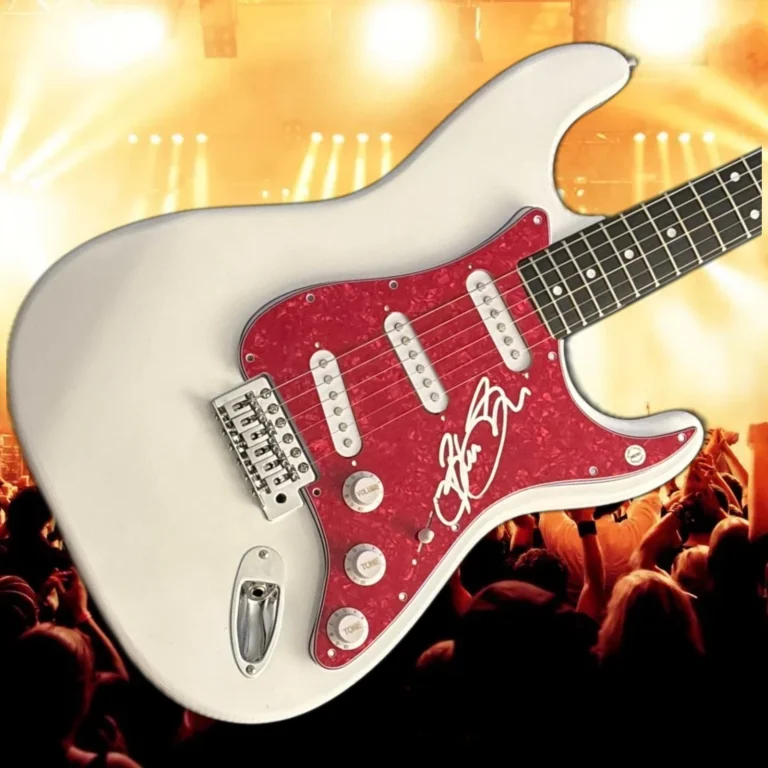 GFA Poison & Kingdom Come BLUES SARACENO Signed Electric Guitar COA