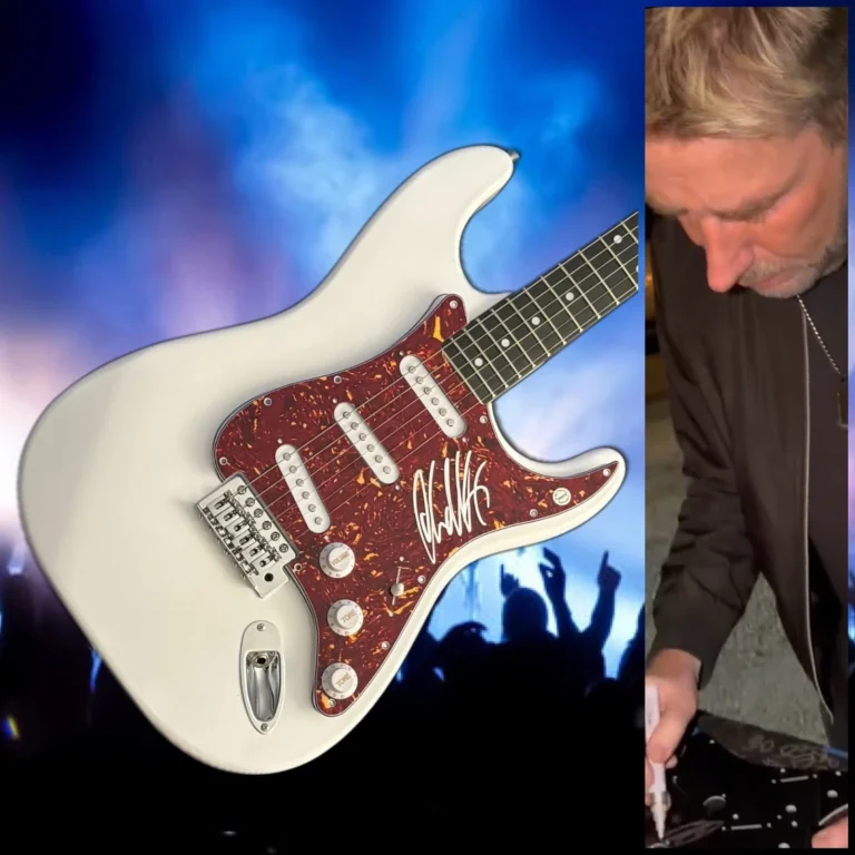 GFA Nickelback Rock Star CHAD KROEGER Signed Electric Guitar PROOF COA