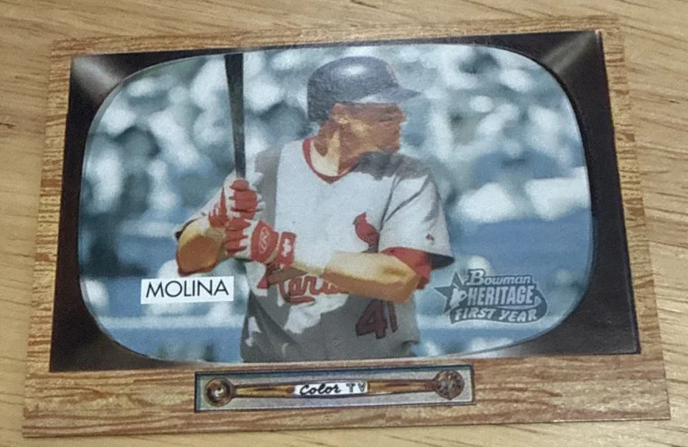 Topps 2004 Bowman Heritage Yadier Molina St. Louis Cardinals #30 Rookie Card