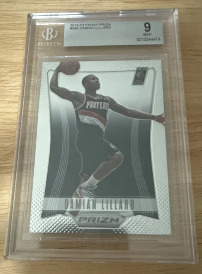 2012-13 Panini Prizm - #245 Damian Lillard (RC)  BGS 9