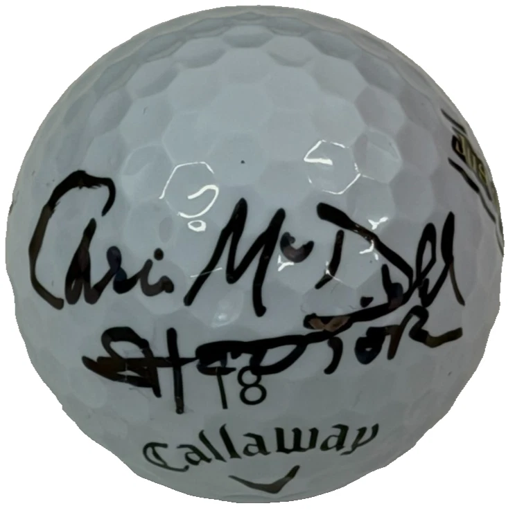 Christopher McDonald Signed Happy Gilmore Callaway Golf Ball Autograph Beckett