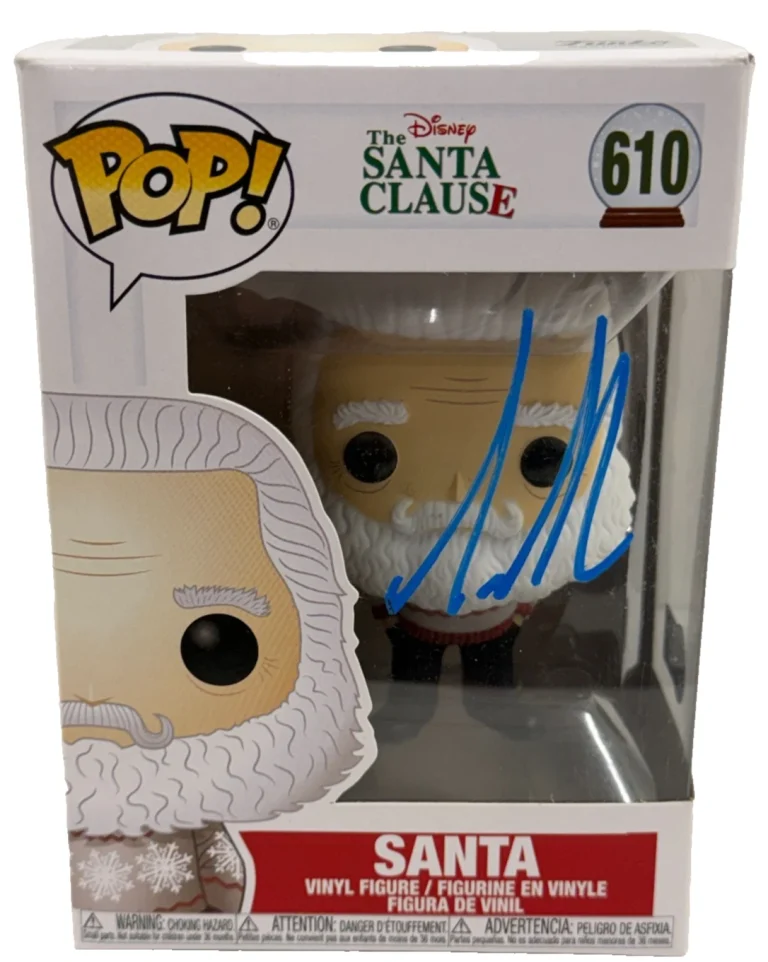 Tim Allen Signed The Santa Clause Funko 610 Authentic Autograph Beckett