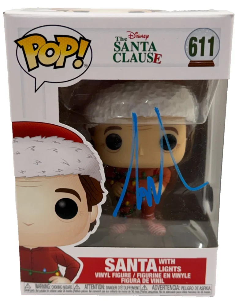 Tim Allen Signed The Santa Clause Funko 610 Authentic Autograph Beckett