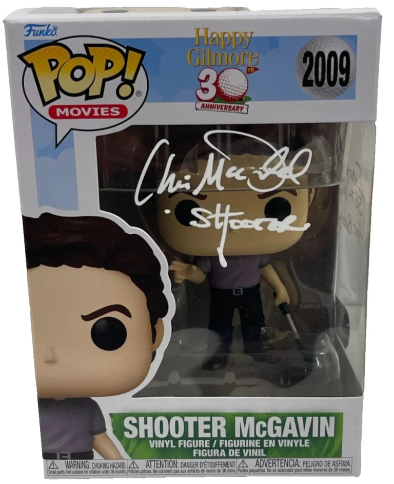 Christopher McDonald Signed Shooter McGavin Funko Happy Gilmore Inscription BAS