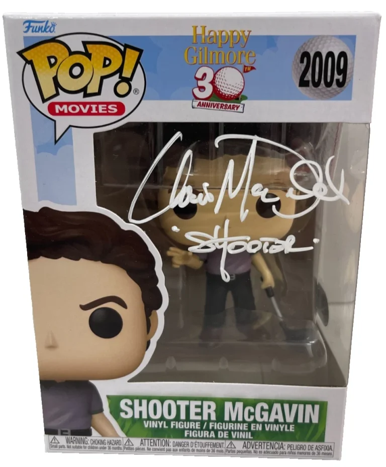 Christopher McDonald Signed Shooter McGavin Funko Happy Gilmore Inscription BAS