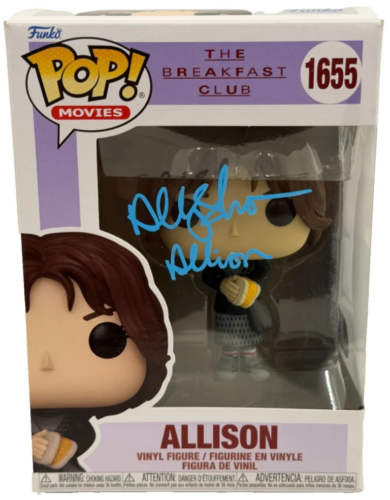 Ally Sheedy Signed Allison Funko The Breakfast Club Authentic Autorgaph Beckett