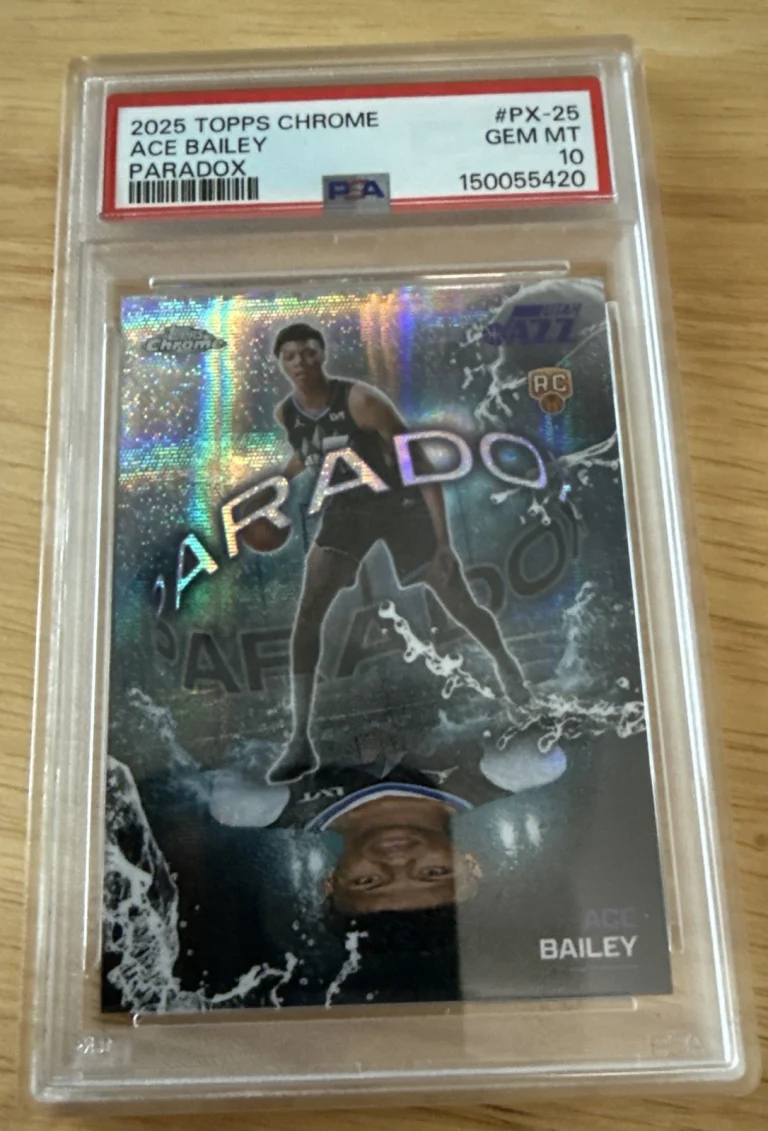 Ace Bailey 🌟 2025 Topps Chrome #PX-25 Paradox RC Rookie SSP Case Hit 🌟 PSA 10