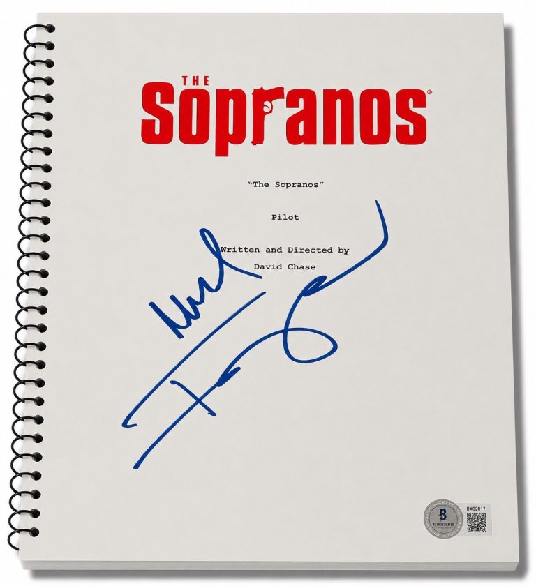 Michael Imperioli Signed Autograph The Sopranos Pilot Full TV Script Beckett BAS