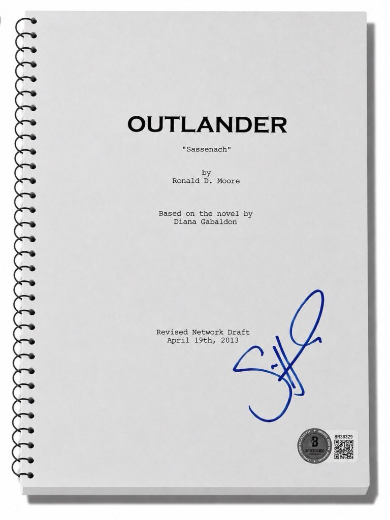 Sam Heughan Signed Autograph Outlander 