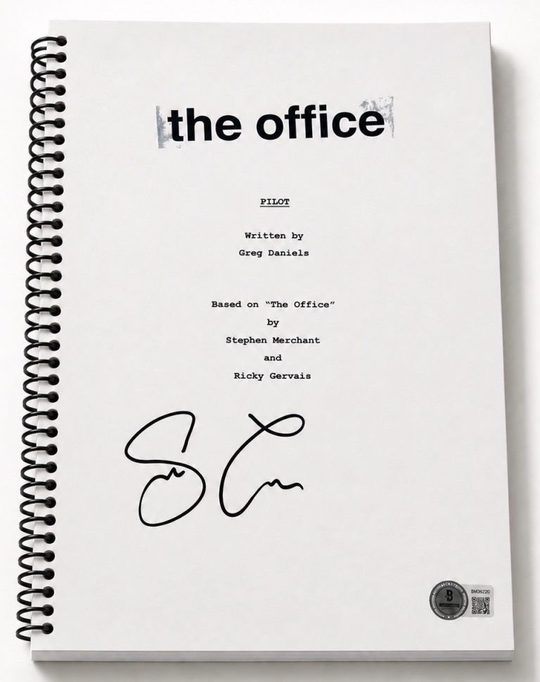 Steve Carell Signed Autograph The Office Pilot TV Full Episode Script Beckett