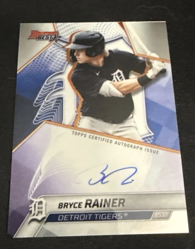 2025 Bowman's Best Bryce Rainer Auto Autograph #B25-BR Tigers