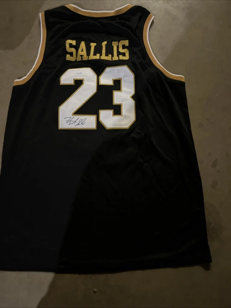 HUNTER SALLIS SIGNED AUTOGRAPH JERSEY ACOA COA WAKE FOREST DEMON DECONS