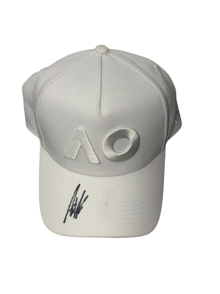 Andre Agassi Signed Autograph Hat Australian Open Tennis Official Beckett BAS