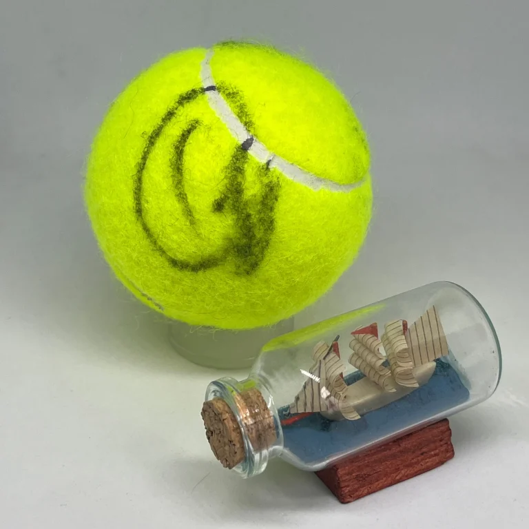Novak Djokovic signed Penn Tennis Ball JSA COA Rare Bold Auto 3462