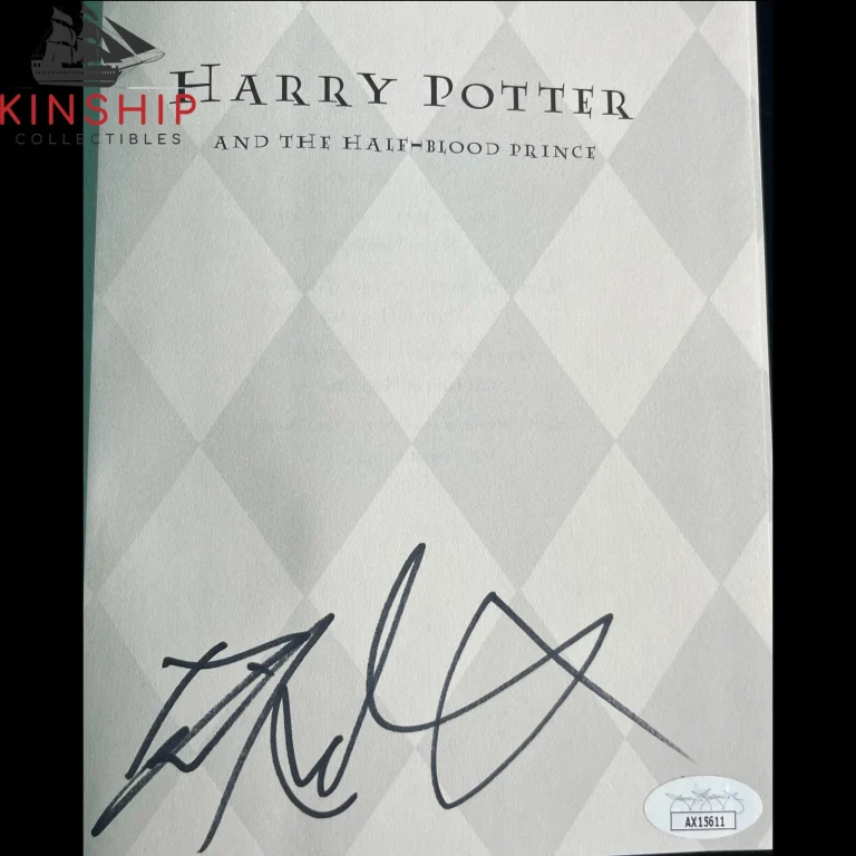 Daniel Radcliffe signed Harry Potter & the Half Blood Prince Book JSA COA E255