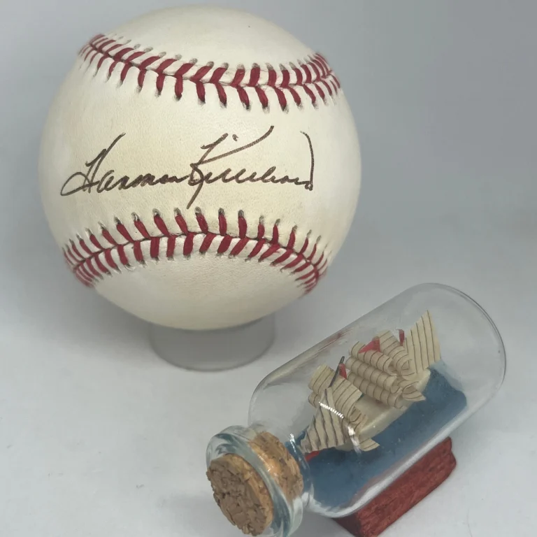 Harmon Killebrew signed Rawlings OAL Baseball JSA COA Twins HOF Auto A3492