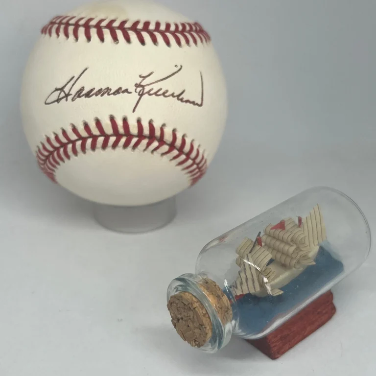 Harmon Killebrew signed Rawlings OAL Baseball JSA COA Twins HOF Auto A3493