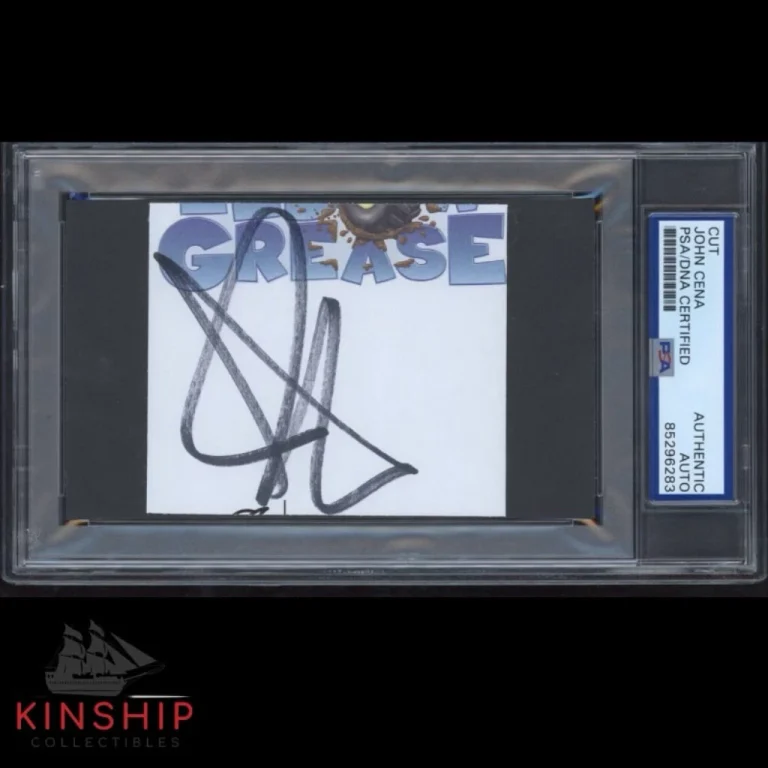 John Cena signed cut PSA DNA Slabbed Auto Wrestling Actor WWE C3467