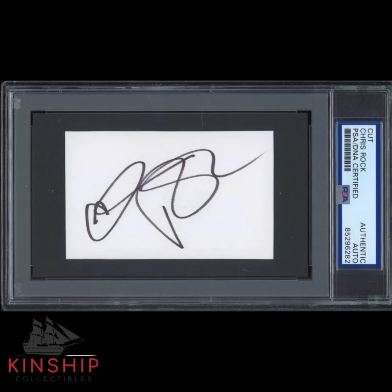 Chris Rock signed cut PSA DNA Slabbed Rare Actor Comedian Auto C3492