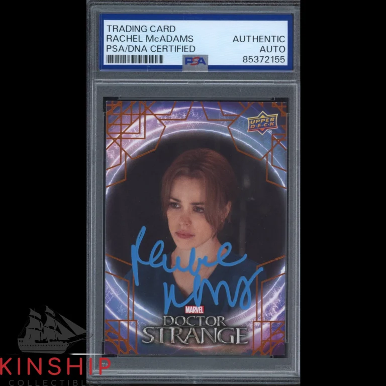Rachel McAdams signed 2016 Upper Deck Card PSA Slab Doctor Strange Auto C3579
