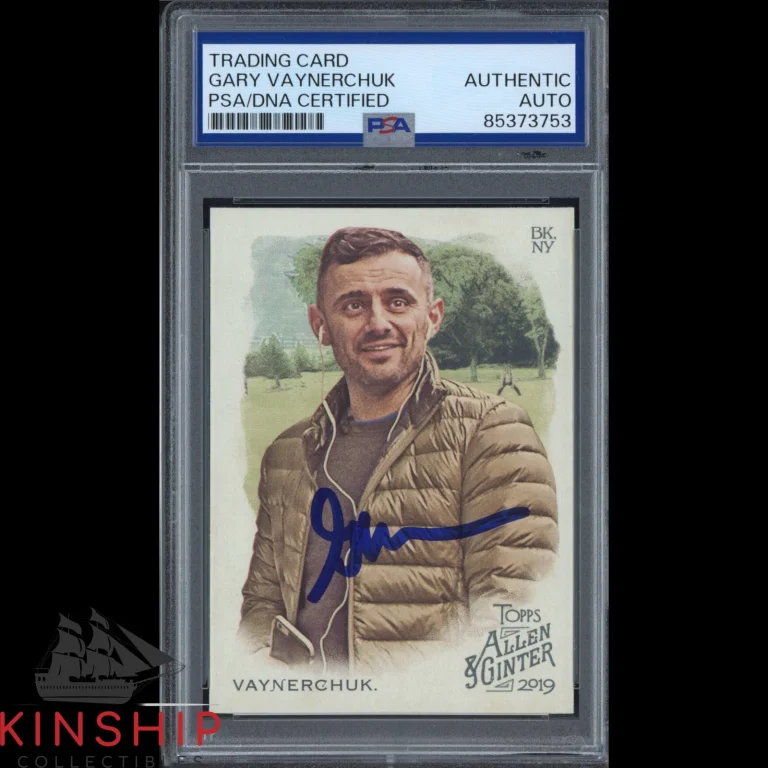 Gary Vaynerchuk signed 2019 Topps Allen & Ginter Card PSA DNA Auto Gary V C3577