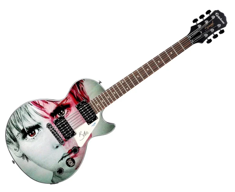 U2 Bono Autographed Custom Epiphone 