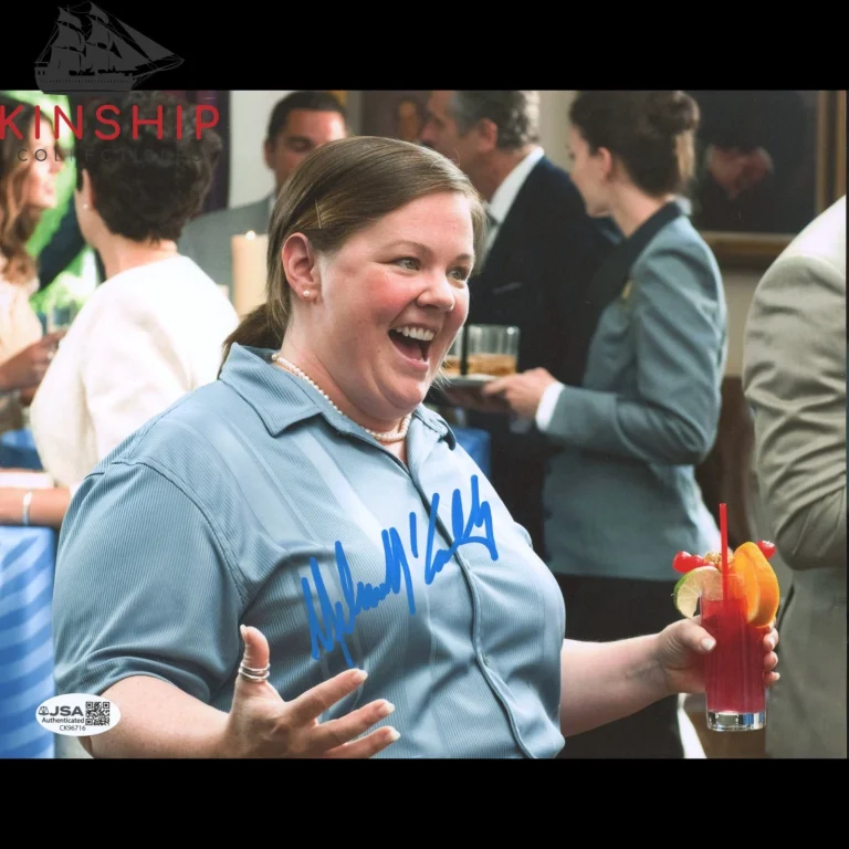 Melissa McCarthy signed 8x10 Photo JSA COA Rare Actress Auto B2281