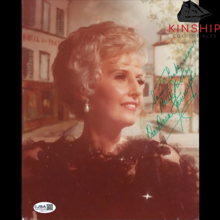 Barbara Stanwyck signed 8x10 Photo JSA COA Inscribed Actress Auto B2285