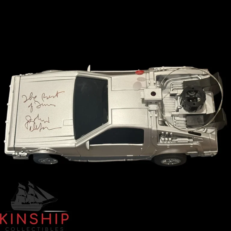 John DeLorean signed BTTF Diecast Car JSA LOA Inscribed Auto Rare Z2529