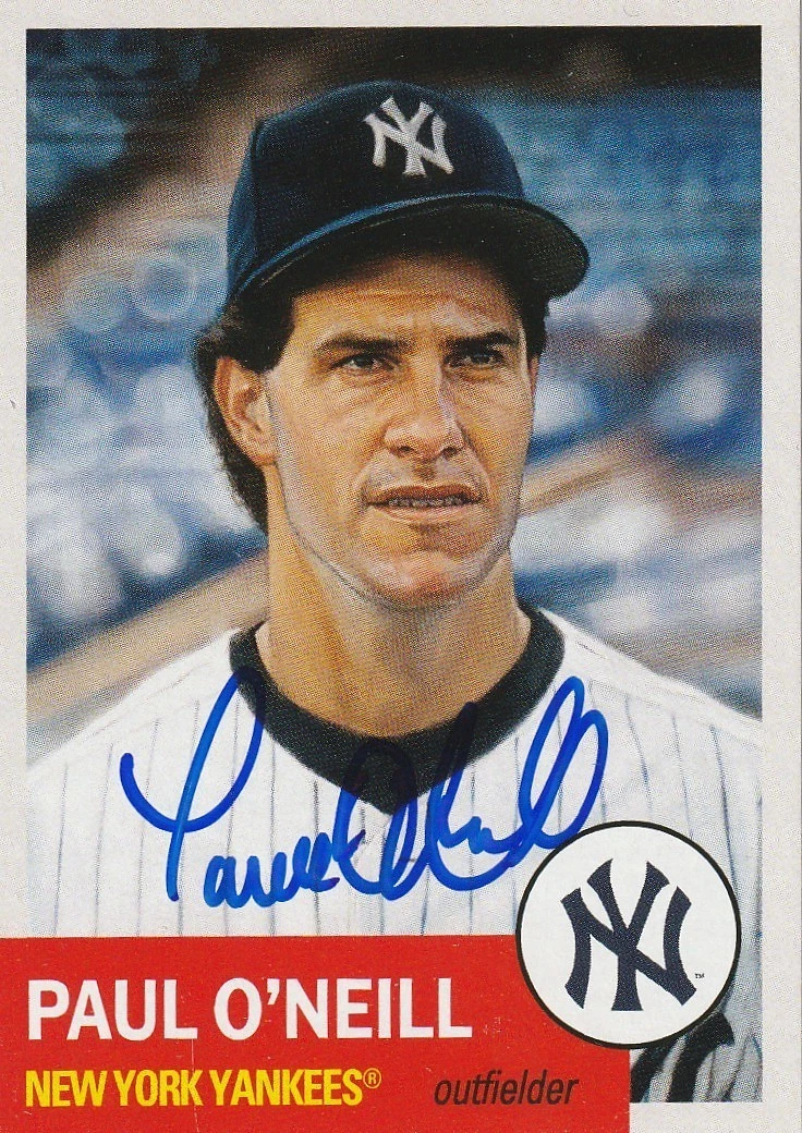 PAUL O'NEILL NEW YORK YANKEES  2026 TOPPS LIVING SIGNED CARD #899